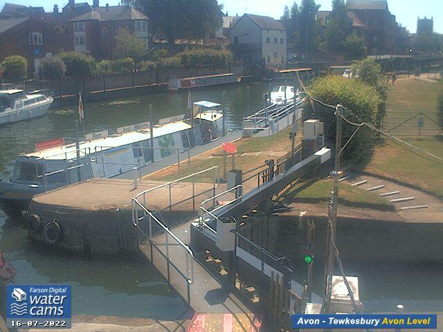 CCTV webcam image 16/7/22 showing Red Wheel